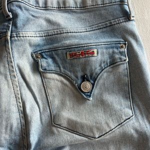 Hudson ripped skinny jeans